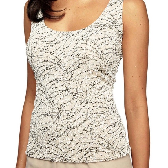 Alex Evenings Women's Top Made in USA - Picture 2 of 10